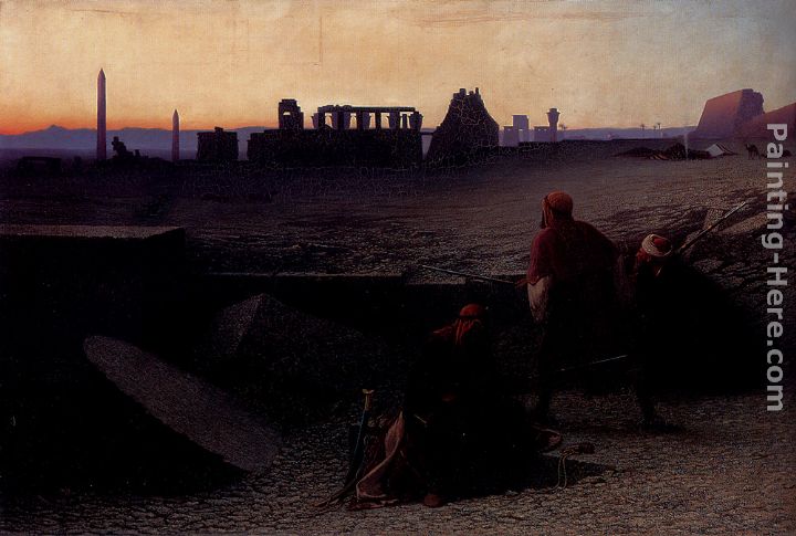 Ruines De Thebes (Haute-Egypte) painting - Charles Theodore Frere Ruines De Thebes (Haute-Egypte) art painting